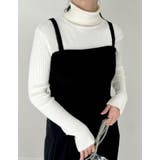 2WAYスパンコールラメミックスニットビスチェ | Re:EDIT | 詳細画像2