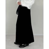 [低身長サイズ有]スパンコールラメミックスニットナロースカート | Re:EDIT | 詳細画像12 