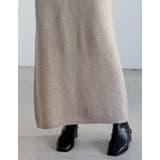 [低身長サイズ有]スパンコールラメミックスニットナロースカート | Re:EDIT | 詳細画像33 