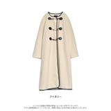 [低身長サイズ有]パイピングビットボアロングコート | Re:EDIT | 詳細画像12 