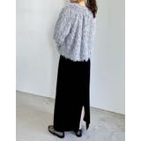 前後2WAYフェザーリボンボリュームスリーブカーディガン | Re:EDIT | 詳細画像14