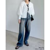 前後2WAYフェザーリボンボリュームスリーブカーディガン | Re:EDIT | 詳細画像15