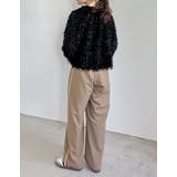 前後2WAYフェザーリボンボリュームスリーブカーディガン | Re:EDIT | 詳細画像10