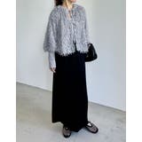 前後2WAYフェザーリボンボリュームスリーブカーディガン | Re:EDIT | 詳細画像32