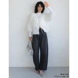 前後2WAYフェザーリボンボリュームスリーブカーディガン | Re:EDIT | 詳細画像34