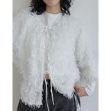 前後2WAYフェザーリボンボリュームスリーブカーディガン | Re:EDIT | 詳細画像36