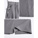 [低身長サイズ有]ソフトツイルダブルウエストナロースカート | Re:EDIT | 詳細画像30 