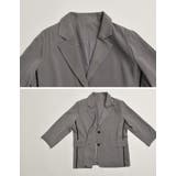 ソフトツイルラインデザインオーバーサイズジャケット | Re:EDIT | 詳細画像14