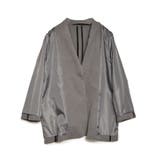 ソフトツイルラインデザインオーバーサイズジャケット | Re:EDIT | 詳細画像16