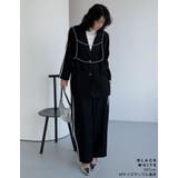 ソフトツイルラインデザインオーバーサイズジャケット | Re:EDIT | 詳細画像9