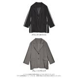 ソフトツイルラインデザインオーバーサイズジャケット | Re:EDIT | 詳細画像18