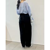 [低身長/高身長サイズ有]ソフトツイルリボンポケットバルーンパンツ | Re:EDIT | 詳細画像12 