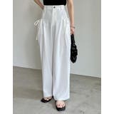 [低身長/高身長サイズ有]ソフトツイルリボンポケットバルーンパンツ | Re:EDIT | 詳細画像5 