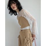 [低身長/高身長サイズ有]ソフトツイルリボンポケットバルーンパンツ | Re:EDIT | 詳細画像9 