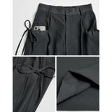 [低身長/高身長サイズ有]ソフトツイルリボンポケットバルーンパンツ | Re:EDIT | 詳細画像32 