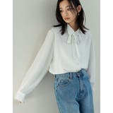 2WAYボウタイシャツブラウス | Re:EDIT | 詳細画像15