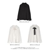 2WAYボウタイシャツブラウス | Re:EDIT | 詳細画像18