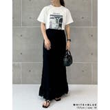 [接触冷感][UVカット]モノトーンプリントTシャツ | Re:EDIT | 詳細画像11 