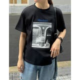 [接触冷感][UVカット]モノトーンプリントTシャツ | Re:EDIT | 詳細画像5 