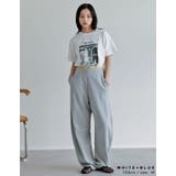 [接触冷感][UVカット]モノトーンプリントTシャツ | Re:EDIT | 詳細画像7 