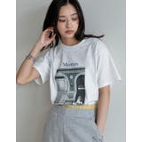 [接触冷感][UVカット]モノトーンプリントTシャツ | Re:EDIT | 詳細画像9 