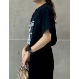 [接触冷感][UVカット]モノトーンプリントTシャツ | Re:EDIT | 詳細画像23 