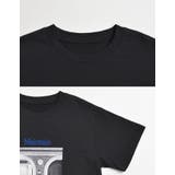 [接触冷感][UVカット]モノトーンプリントTシャツ | Re:EDIT | 詳細画像26 