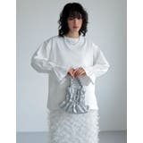 フェイクレザーギャザーハンドバッグ | Re:EDIT | 詳細画像12