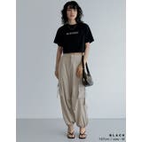クロップド丈スパンコールロゴTシャツ | Re:EDIT | 詳細画像13