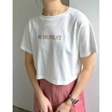 クロップド丈スパンコールロゴTシャツ | Re:EDIT | 詳細画像14