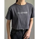 クロップド丈スパンコールロゴTシャツ | Re:EDIT | 詳細画像17