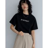 クロップド丈スパンコールロゴTシャツ | Re:EDIT | 詳細画像4