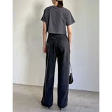 クロップド丈スパンコールロゴTシャツ | Re:EDIT | 詳細画像21