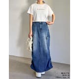 クロップド丈スパンコールロゴTシャツ | Re:EDIT | 詳細画像23