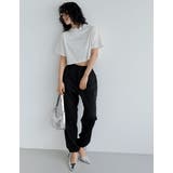 クロップド丈スパンコールロゴTシャツ | Re:EDIT | 詳細画像32