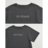 クロップド丈スパンコールロゴTシャツ | Re:EDIT | 詳細画像33