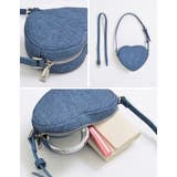 デニムライクハートショルダーバッグ | Re:EDIT | 詳細画像12