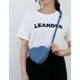 デニムライクハートショルダーバッグ | Re:EDIT | 詳細画像2