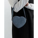 デニムライクハートショルダーバッグ | Re:EDIT | 詳細画像5