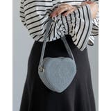 デニムライクハートショルダーバッグ | Re:EDIT | 詳細画像8