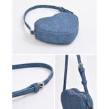 デニムライクハートショルダーバッグ | Re:EDIT | 詳細画像10