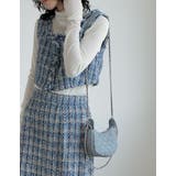 デニムライク(013) | キルトステッチショルダーバッグ | Re:EDIT