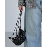 キルトステッチショルダーバッグ | Re:EDIT | 詳細画像9