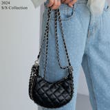 キルトステッチショルダーバッグ | Re:EDIT | 詳細画像1