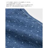 [低身長/高身長サイズ有]ワイドストレートドットデニムパンツ | Re:EDIT | 詳細画像12 