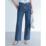 [低身長/高身長サイズ有]ワイドストレートドットデニムパンツ | Re:EDIT | 詳細画像14 