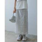 [低身長サイズ有]スパンコールナロースカート | Re:EDIT | 詳細画像2 