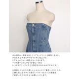 [低身長/高身長サイズ有][着痩せ＆脚長効果]コットンデニムベアオールインワン | Re:EDIT | 詳細画像10 