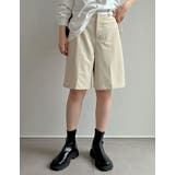 ライトツイルマーベルトウエストデザインショートパンツ | Re:EDIT | 詳細画像16 