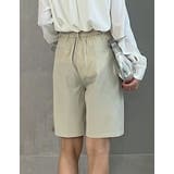 ライトツイルマーベルトウエストデザインショートパンツ | Re:EDIT | 詳細画像31 